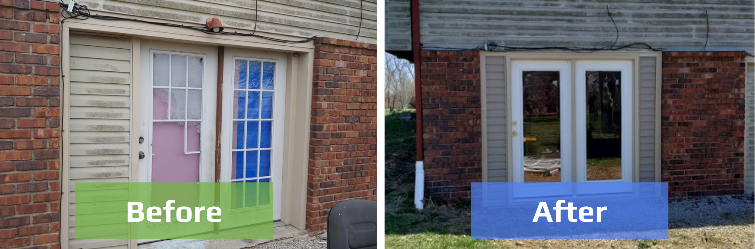 Before & After Door Repair 